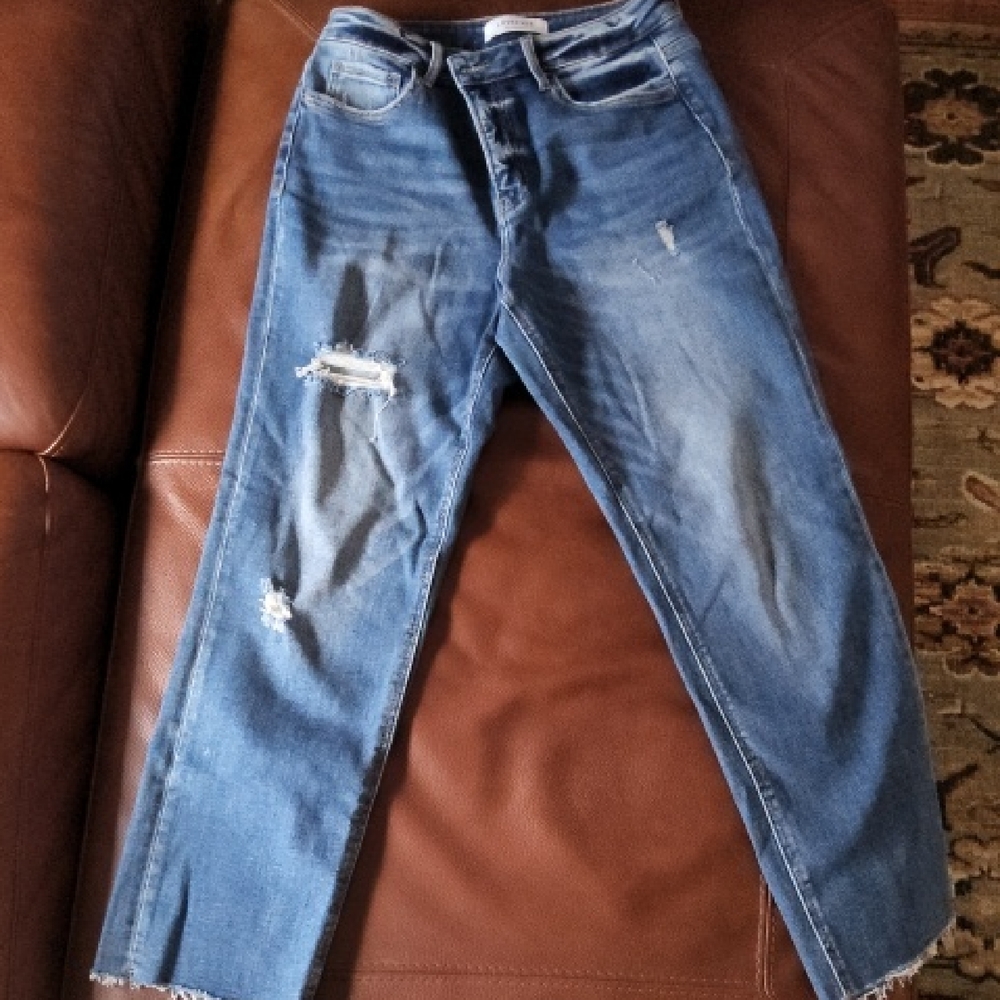 Classic Blue Straight Leg Women's Jeans